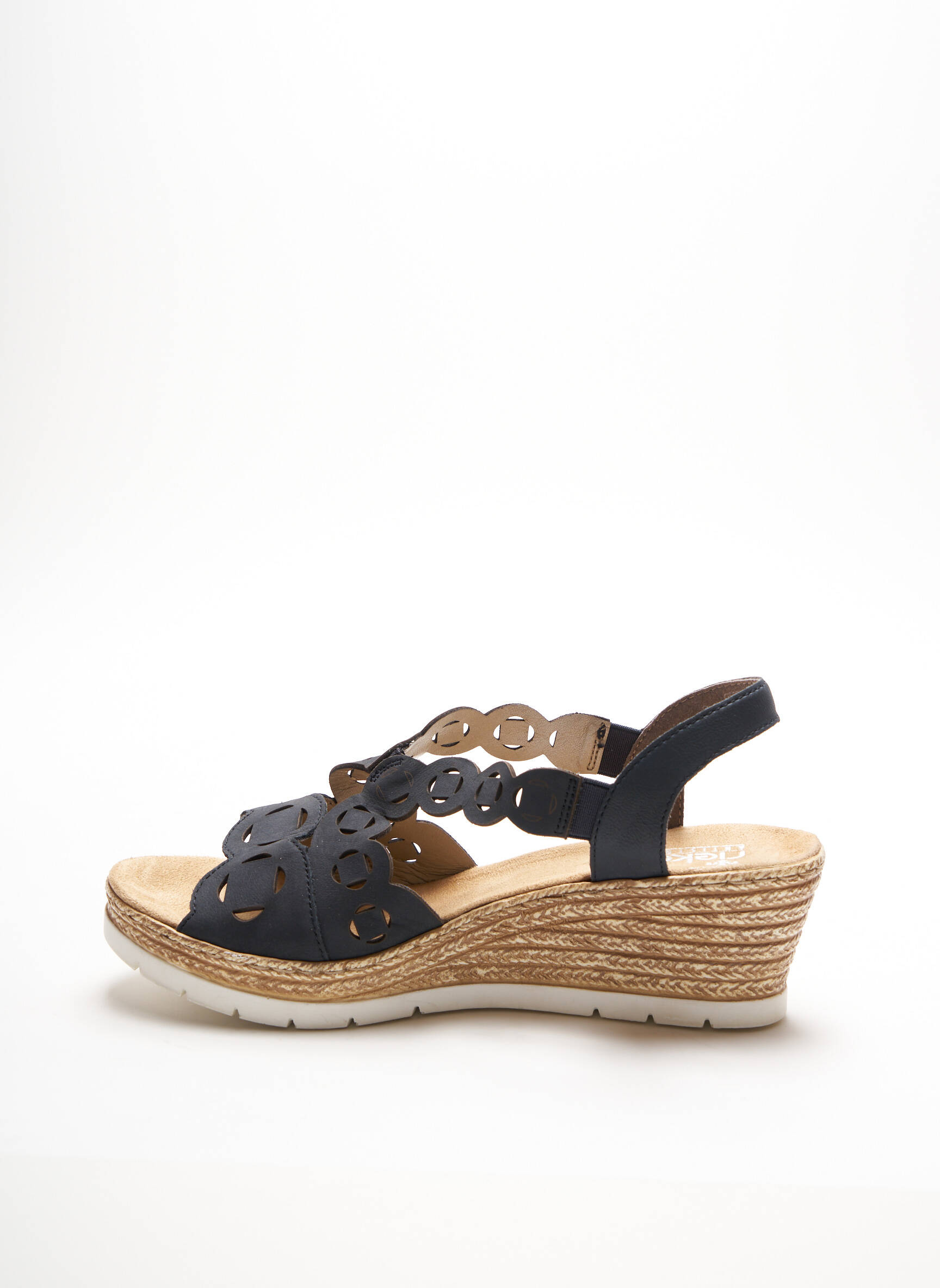 Rieker Sandales Nu Pieds Femme couleur bleu