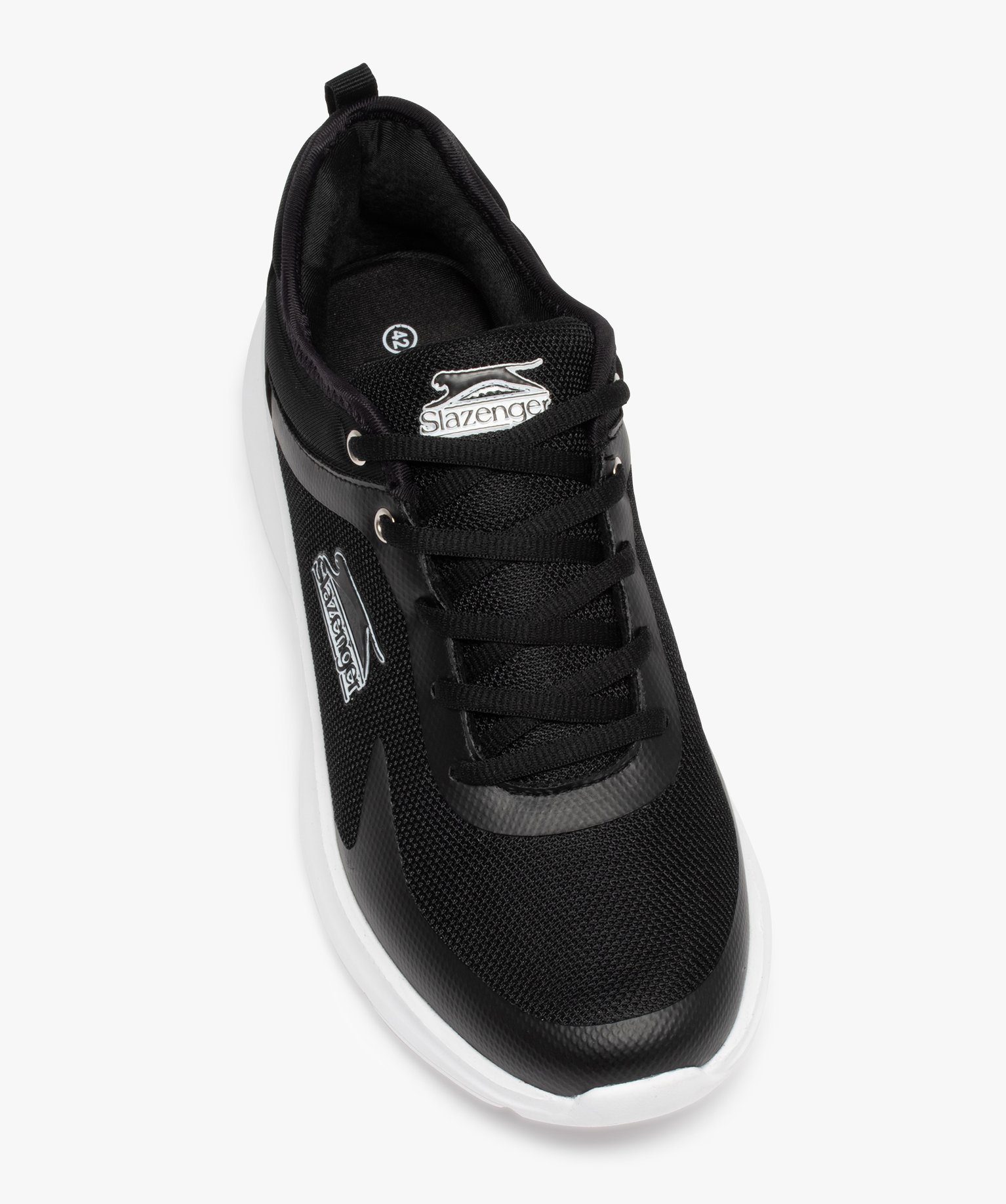 Baskets homme running en mesh légères - Slazenger noir | GEMO