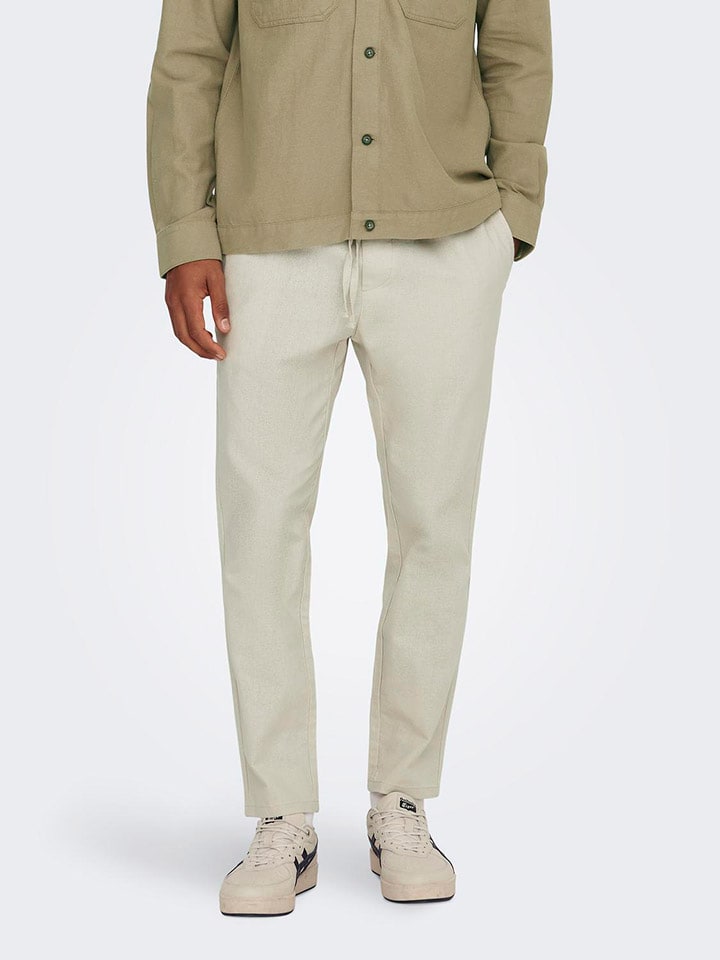 ONLY & SONS Hose in Beige günstig kaufen