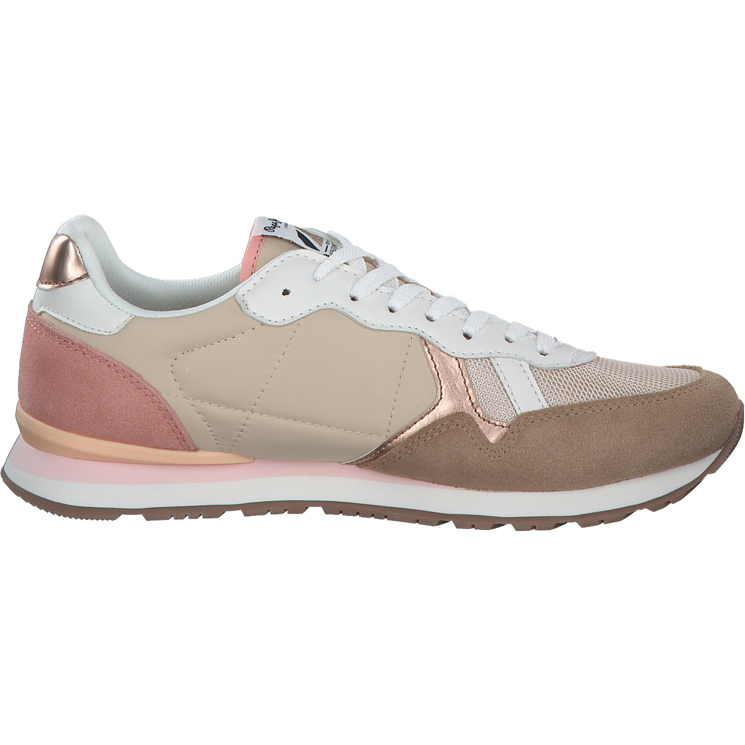 Pepe Jeans PLS40012, Schnürschuhe, Damen, Beige