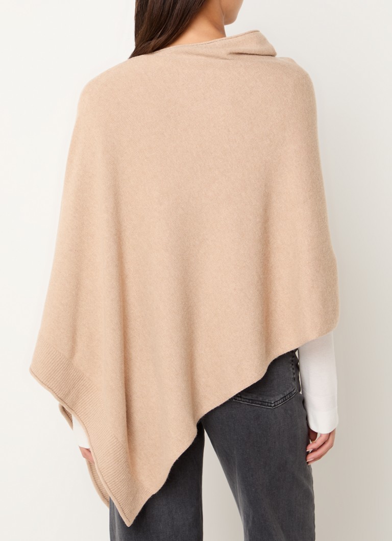 Benetton Fine-knit cape in wool blend