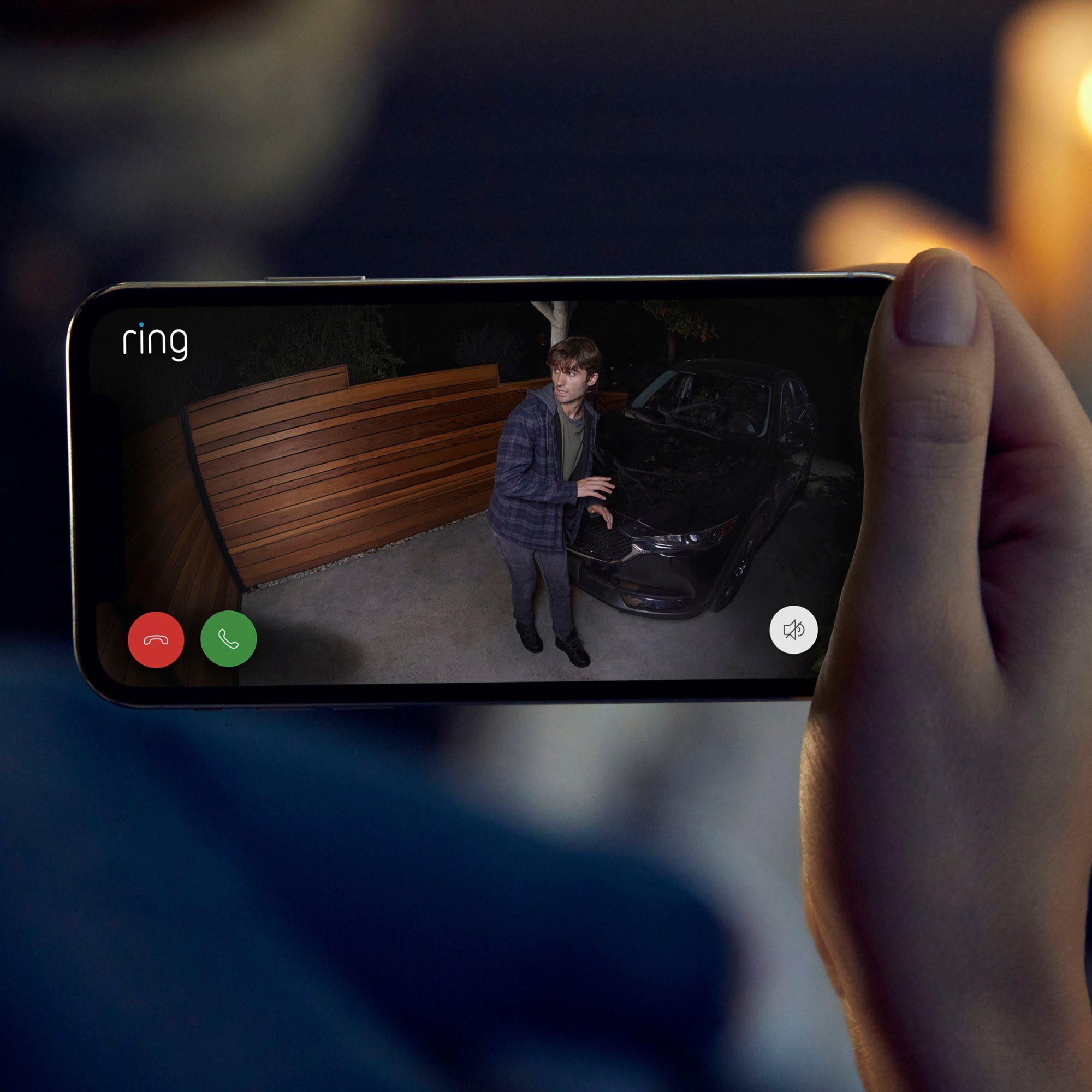 Ring Spotlight Cam Plus, Battery - White Überwachungskamera (Außenbereich)