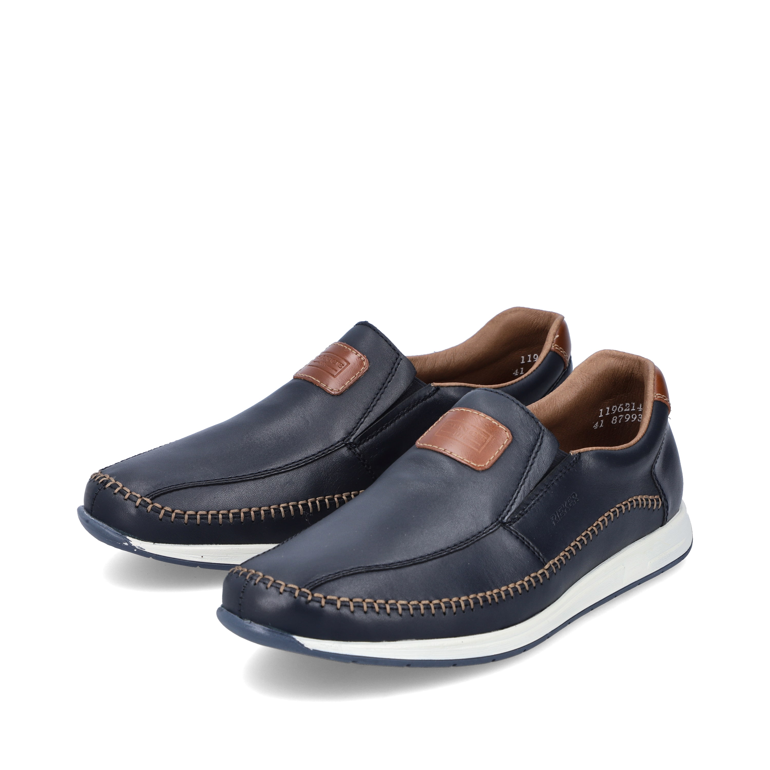 Rieker Herren Slipper ozeanblau