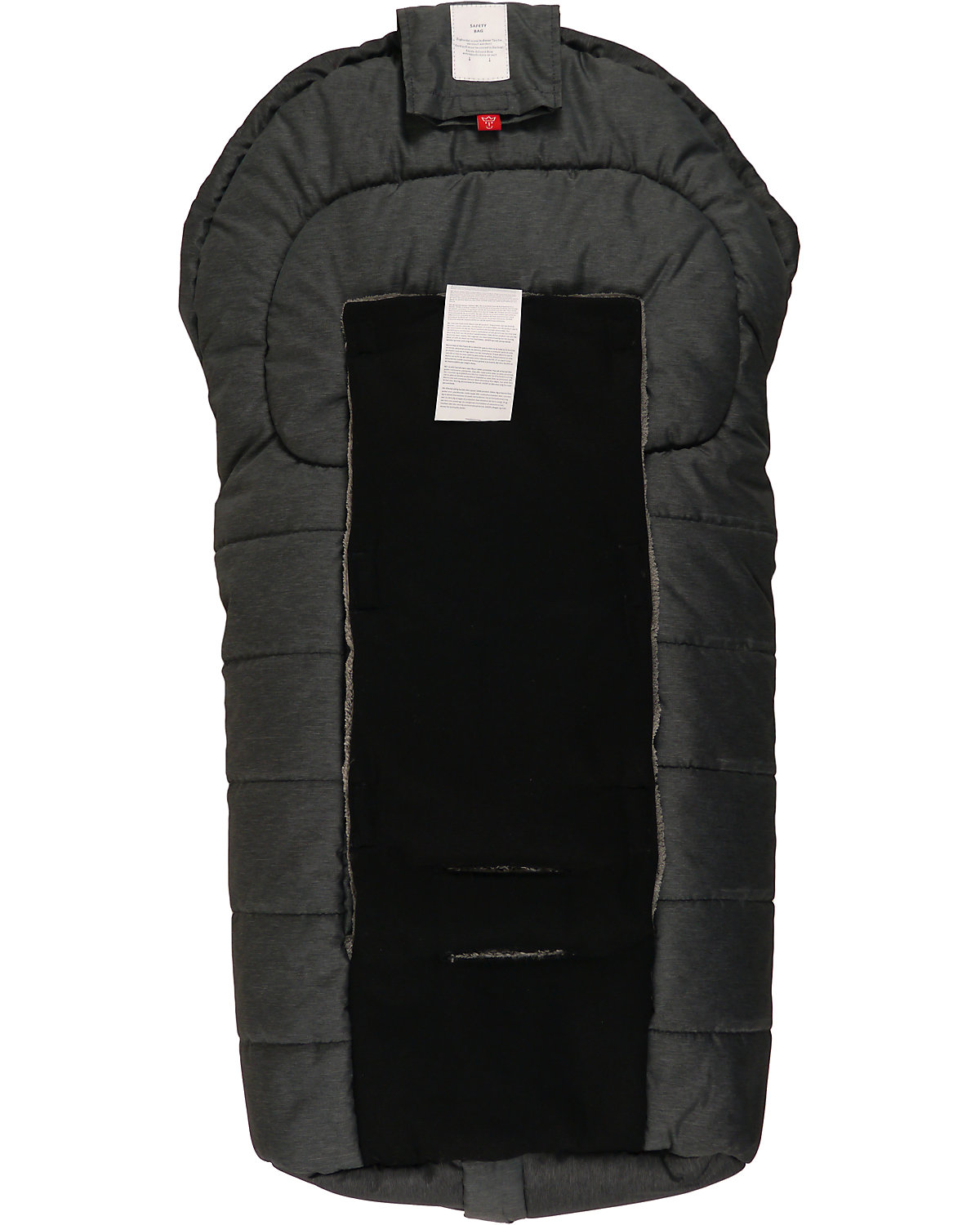 Thermo Fußsack ELLA für Babyschale und Kinderwagen , anthrazit melange