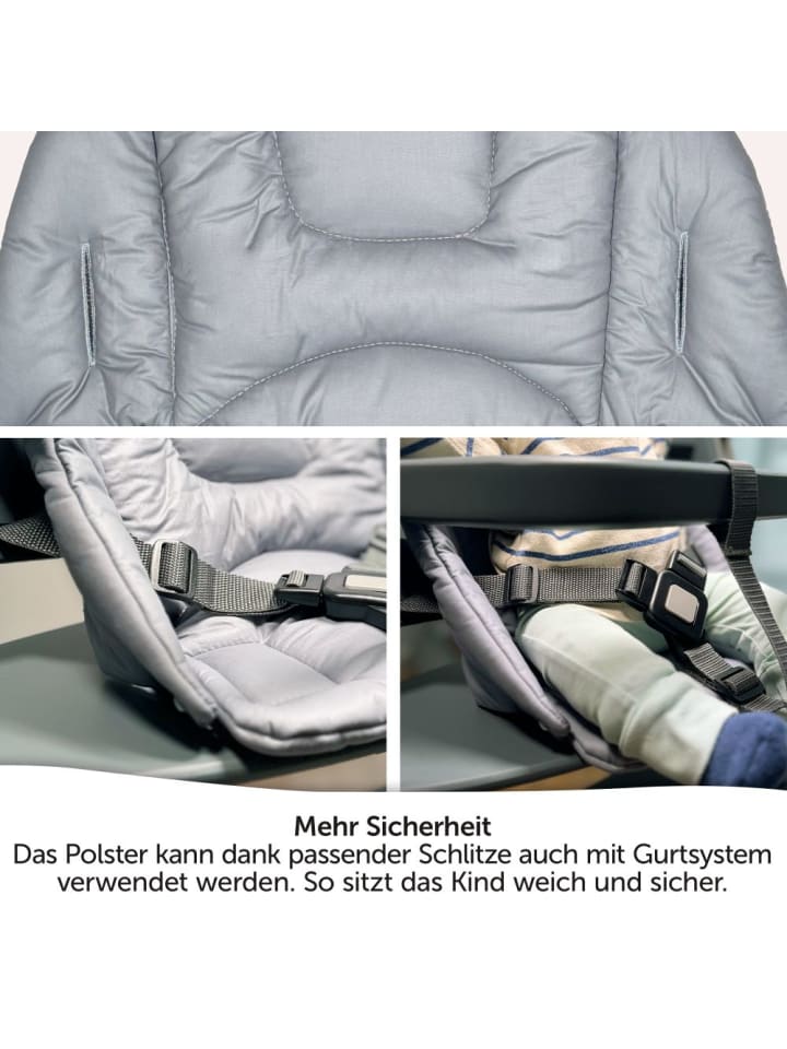 LaLoona Sitzverkleinerer für bebeconfort Timba Hochstuhl - in grau günstig kaufen onesize