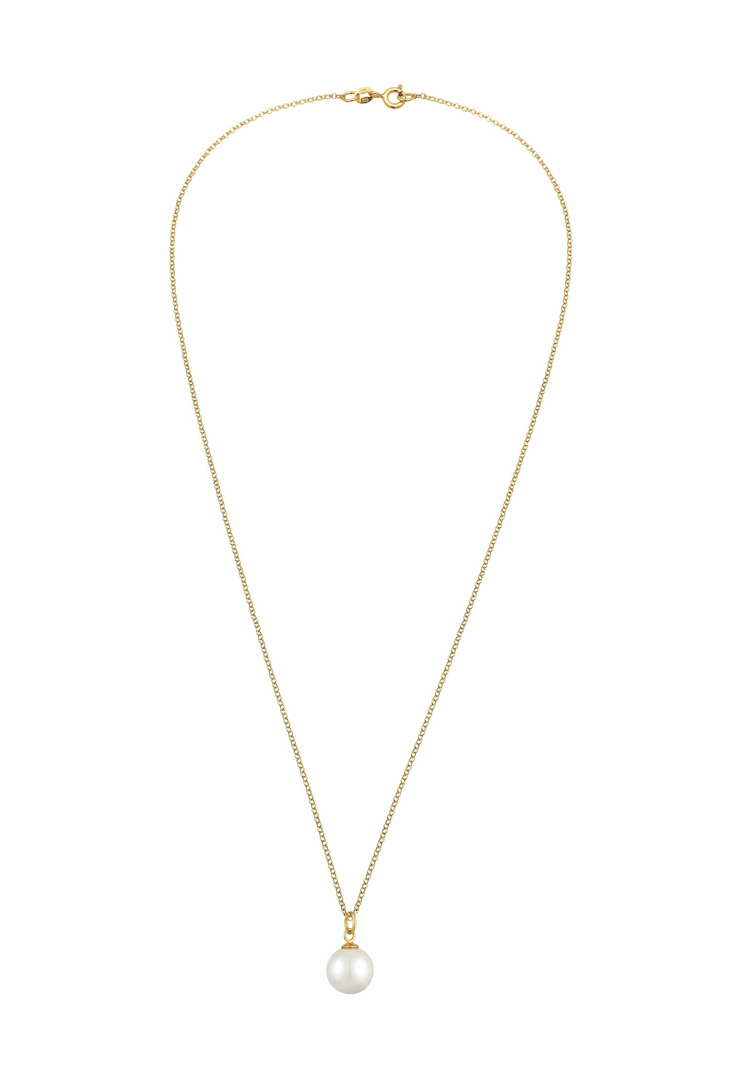 Klassischer Perlenanhänger von Nenalina für Damen aus 925er Sterlingsilber