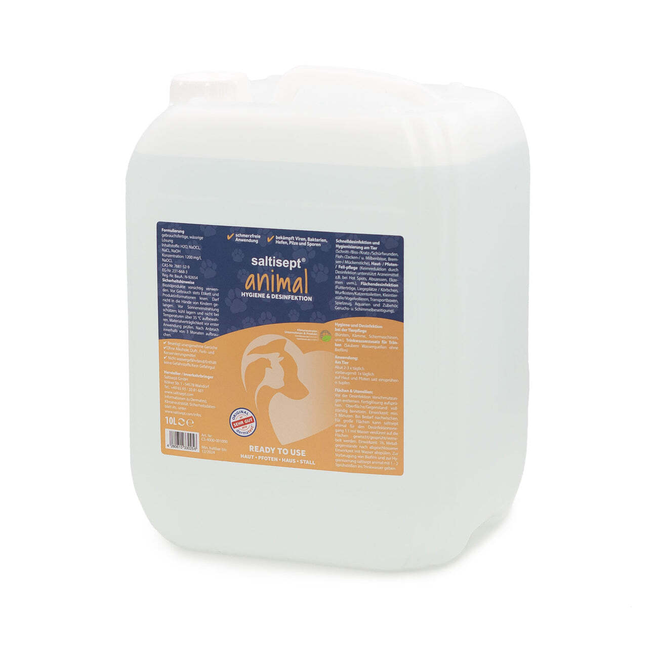 Saltisept Windeln & Hygiene Saltisept Animal Kanister 10 Liter