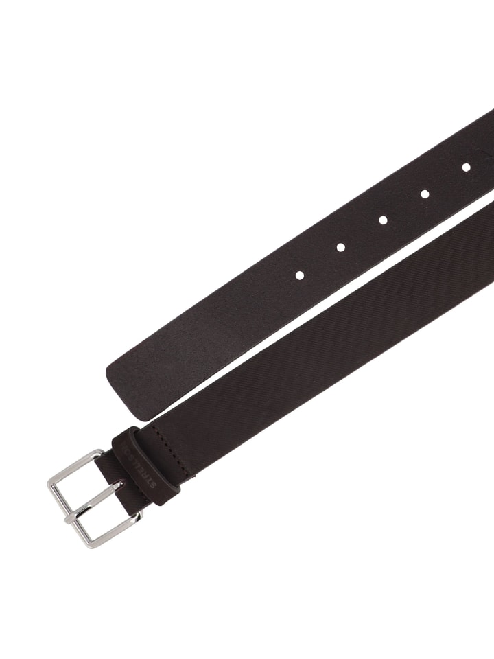 Strellson Gürtel Leder in d-grey günstig kaufen