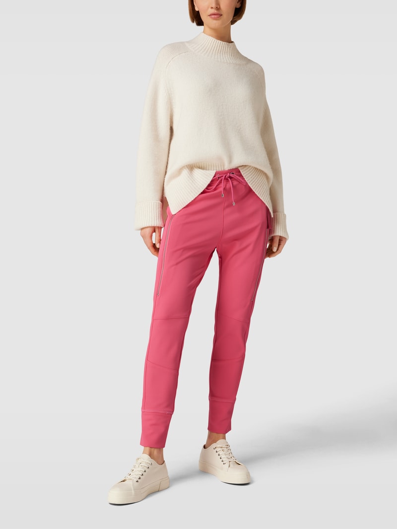 Sweatpants mit Strukturmuster Modell 'FUTURE 2.0' in pink