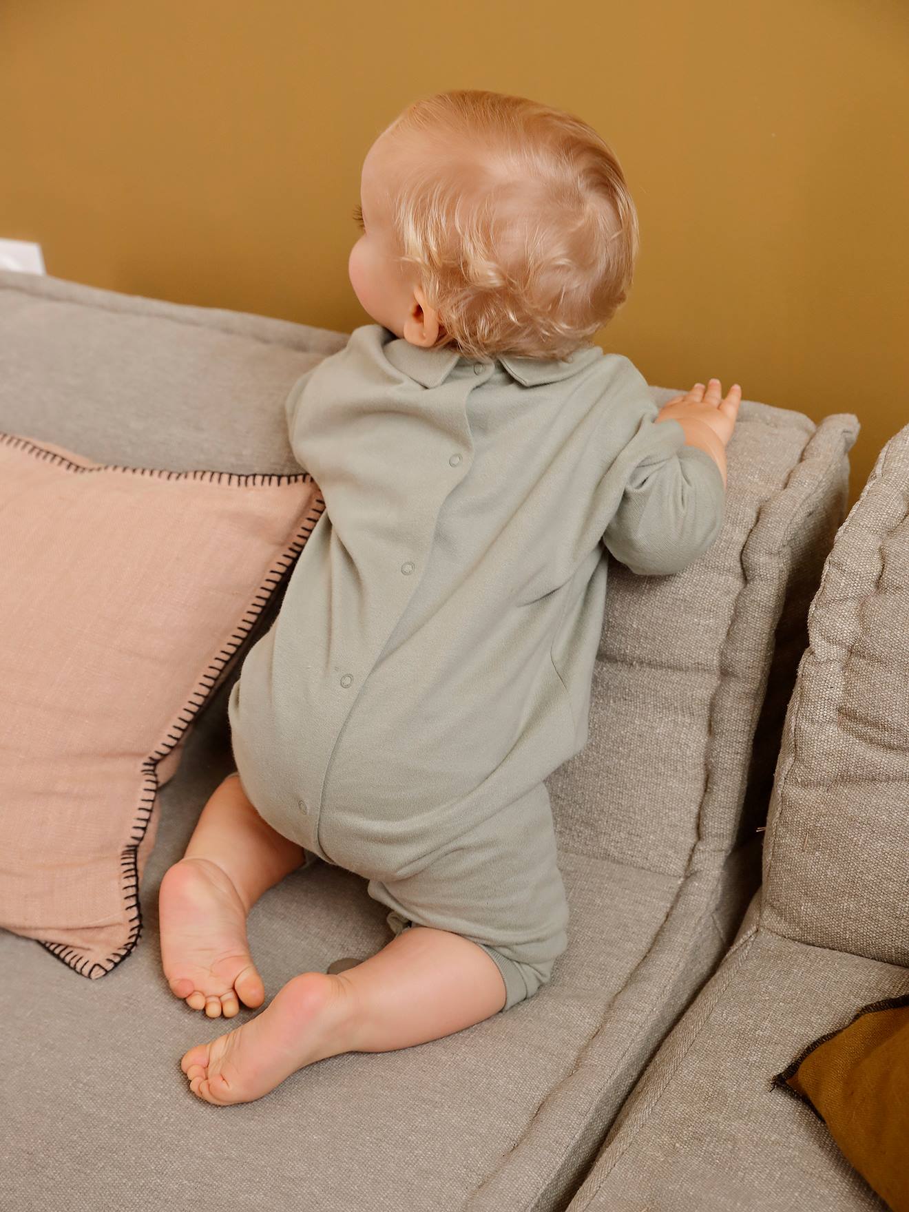 Vertbaudet Baby Overall - aqua