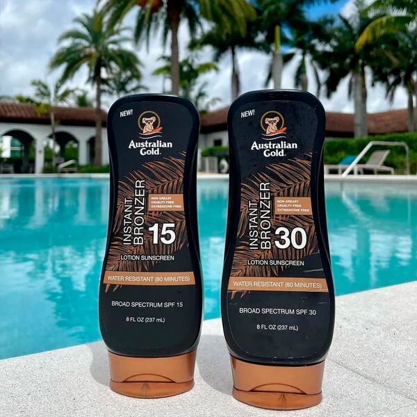 Loção Zonnebrand Australian Gold Instant Bronzer FPS 30 237ml