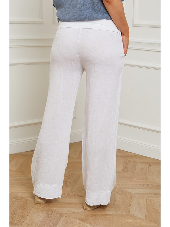 Curvy Lady Leinen-Hose 