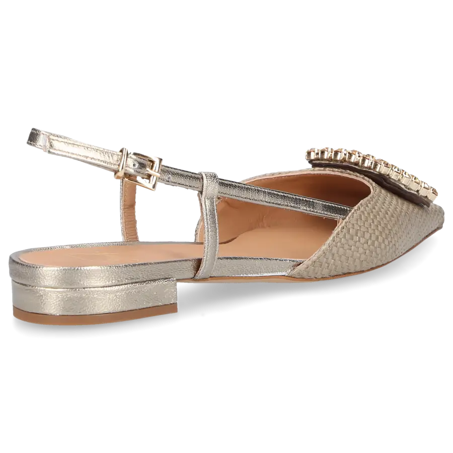 Roberto Festa - Sling-Ballerinas LAVANDA Bast - beige