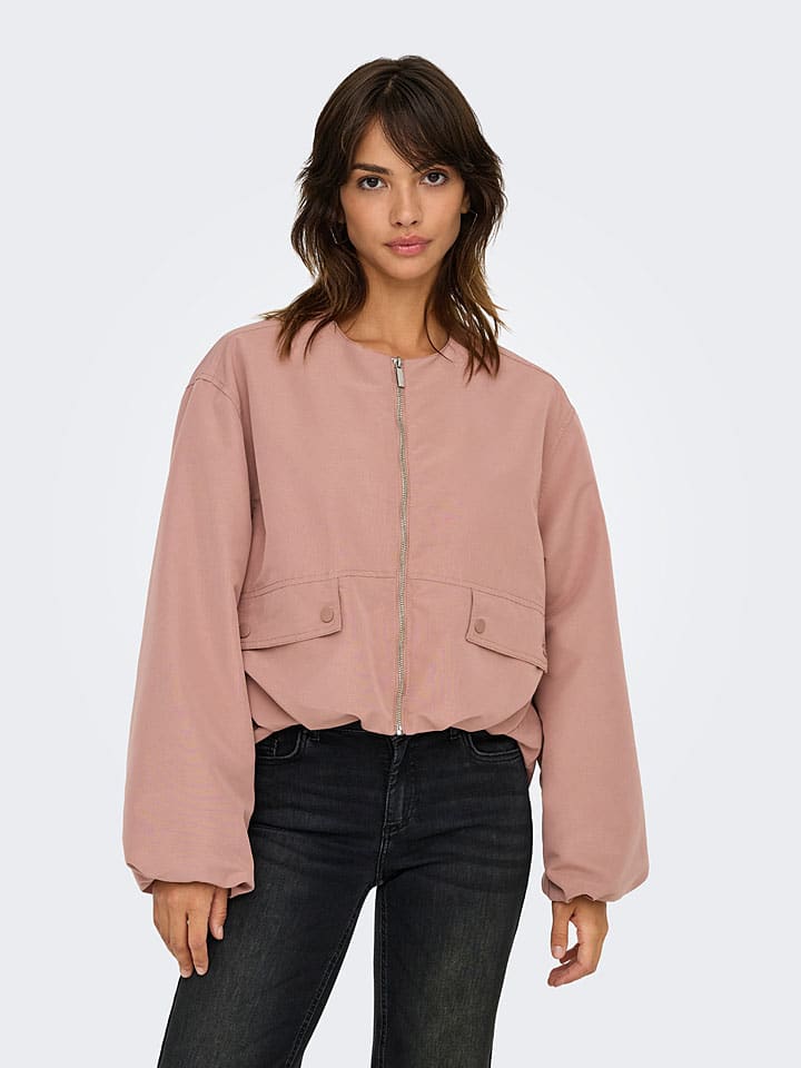 ONLY Übergangsjacke in Rosa günstig kaufen