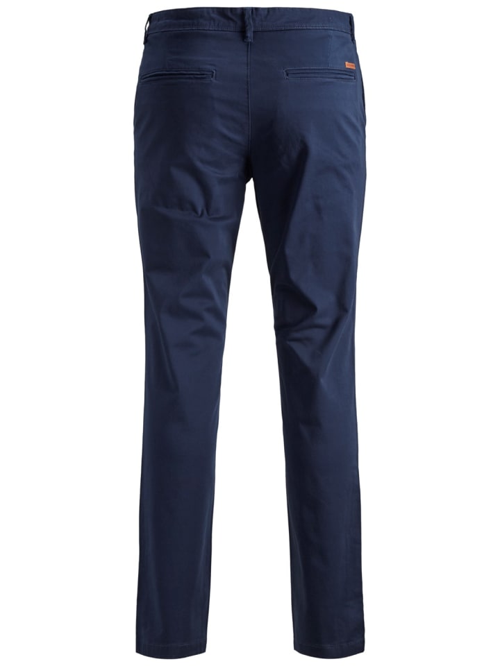 Jack & Jones Stoffhose / Chino MARCO BOWIE slim in Blau günstig kaufen
