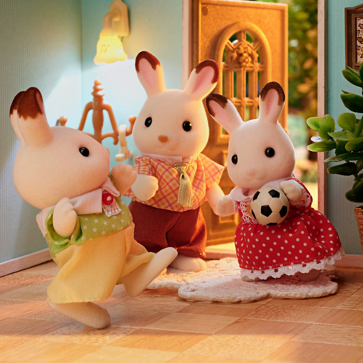 Sylvanian Families Schokoladenhasen Familie NEU