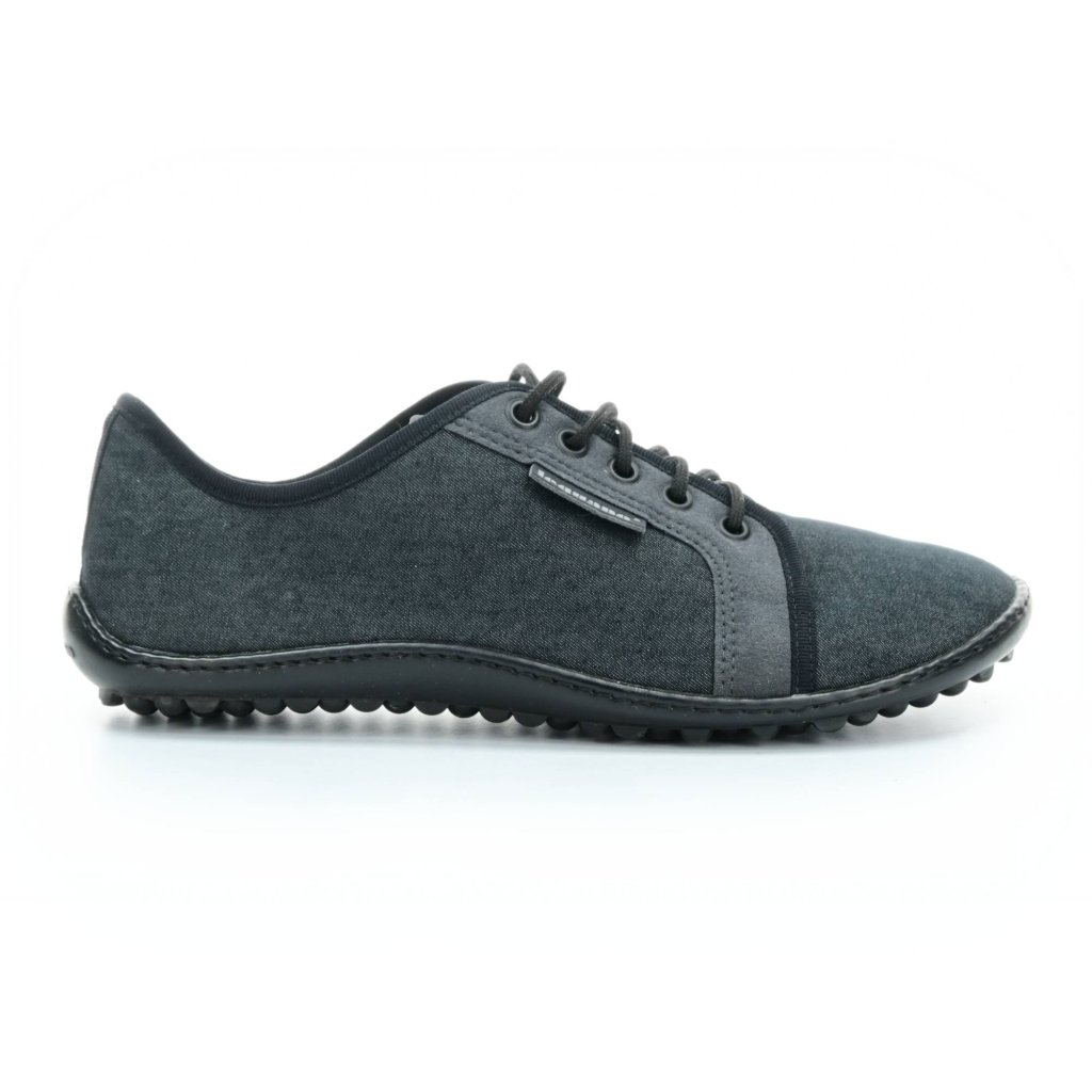 Leguano Denim Graphit Barfußsneakers
