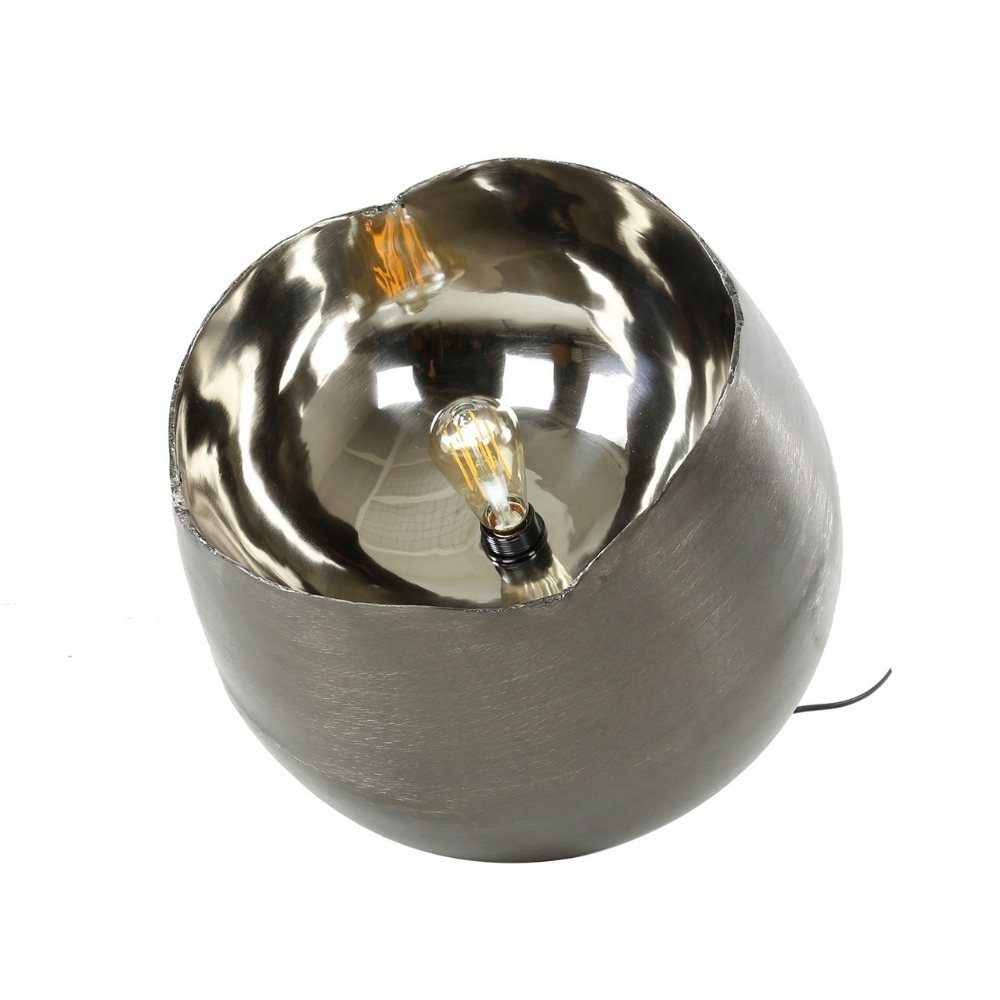 famlights Tischleuchte, Tischleuchte Mael in Nickel-matt E27 500mm, keine Angabe, Leuchtmittel enthalten: Nein, warmweiss, Tischleuchte, Nachttischlampe, Tischlampe