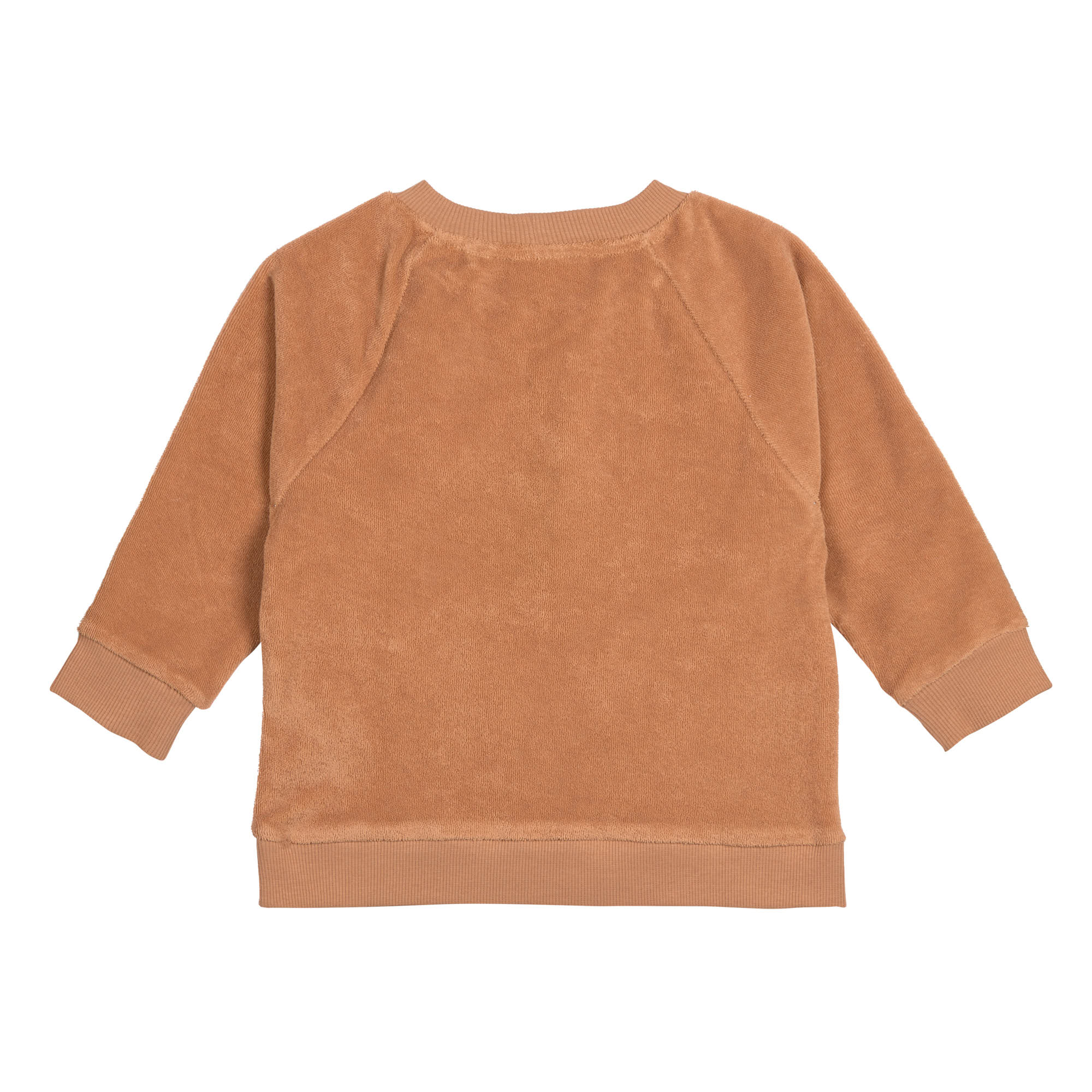Frottee Sweater Kinder, Karamell