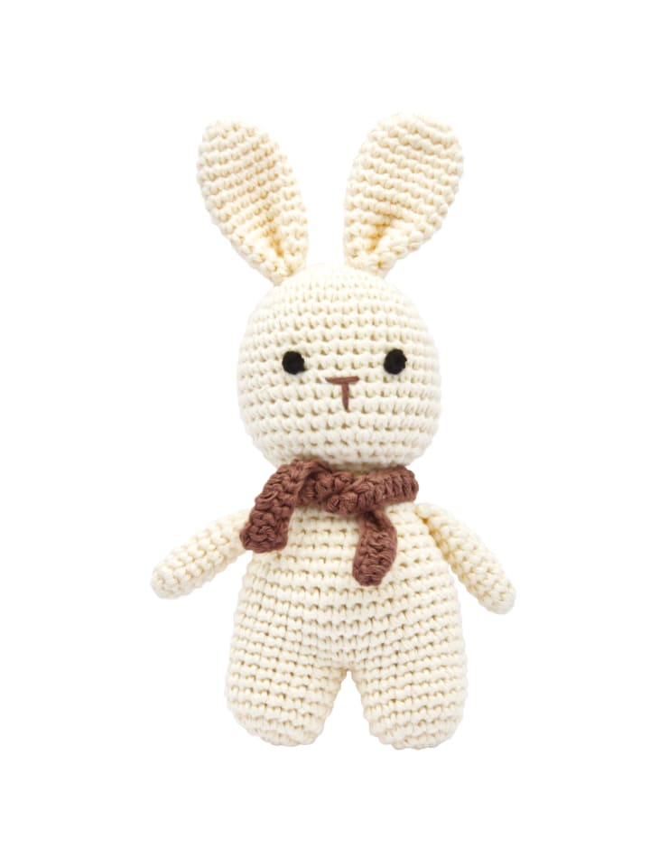 miniHeld Handgestrickter Hase gehäkelt aus Baumwolle Spielzeug 18 cm 0 Monate günstig kaufen onesize