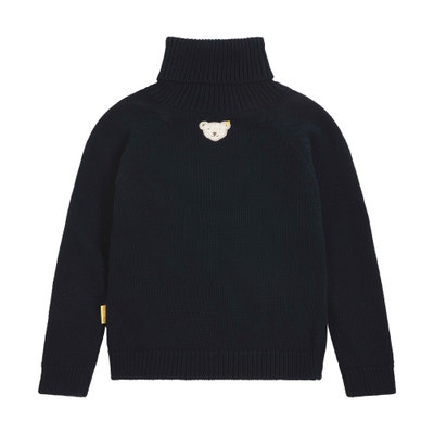 Pullover GOTS, dunkelblau für Jungs