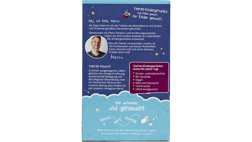 TeeFee Kräutertee Bio Gute Nacht 30 g