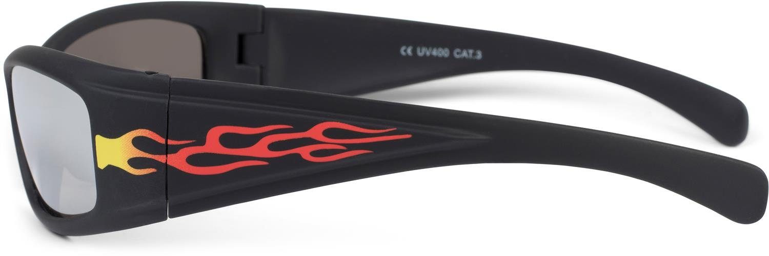 styleBREAKER Sonnenbrille (1-St) Verspiegelt