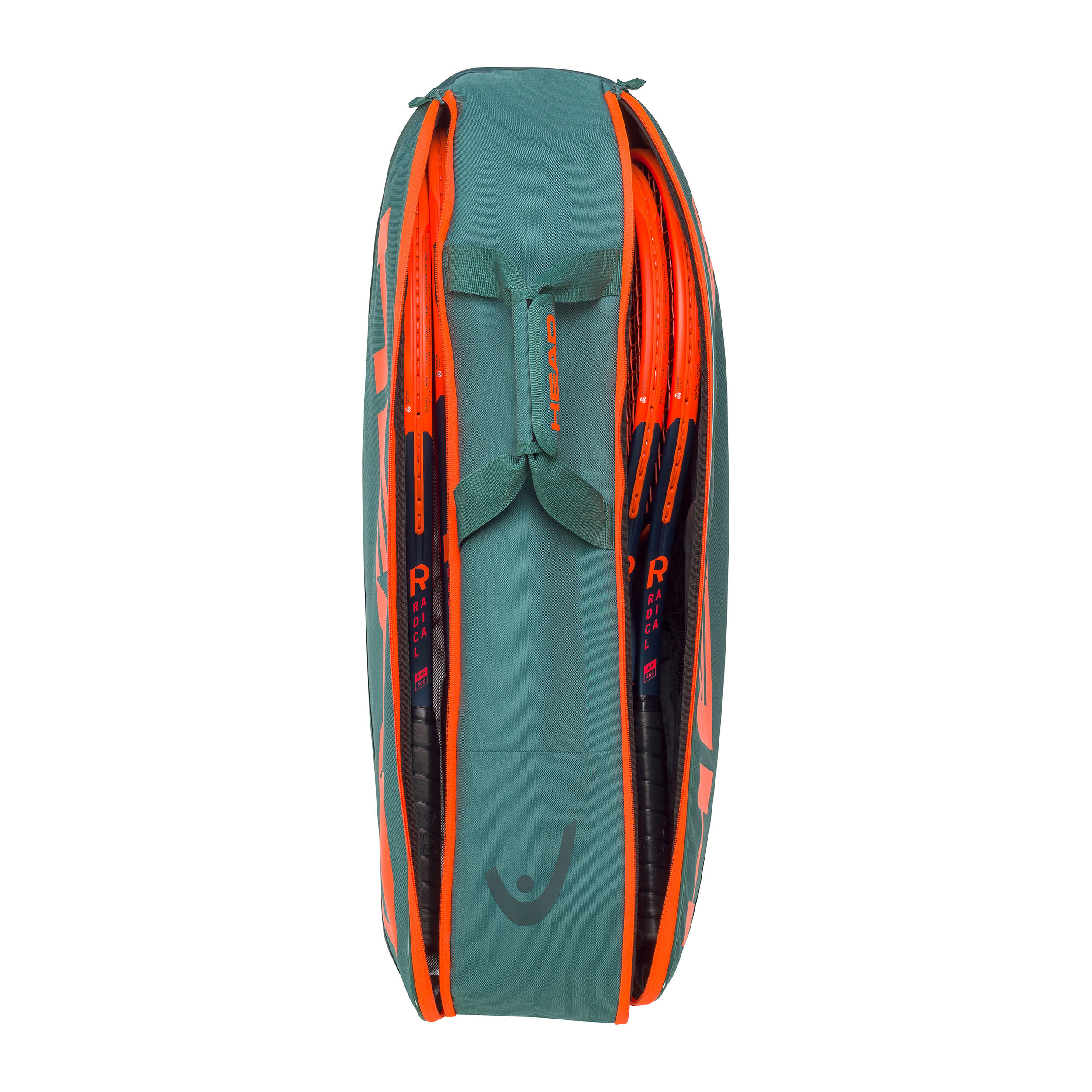 Pro Racquet Bag M Schlägertasche - Grün, Orange