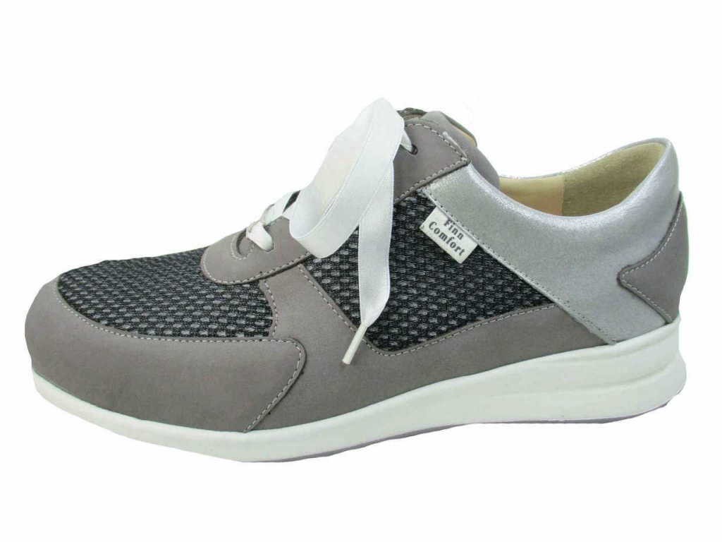 FINN COMFORT Komfort Schnürer grau