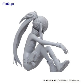 Black Rock Shooter Dawn Fall Noodle Stopper PVC Statue Black Rock Shooter 9 cm