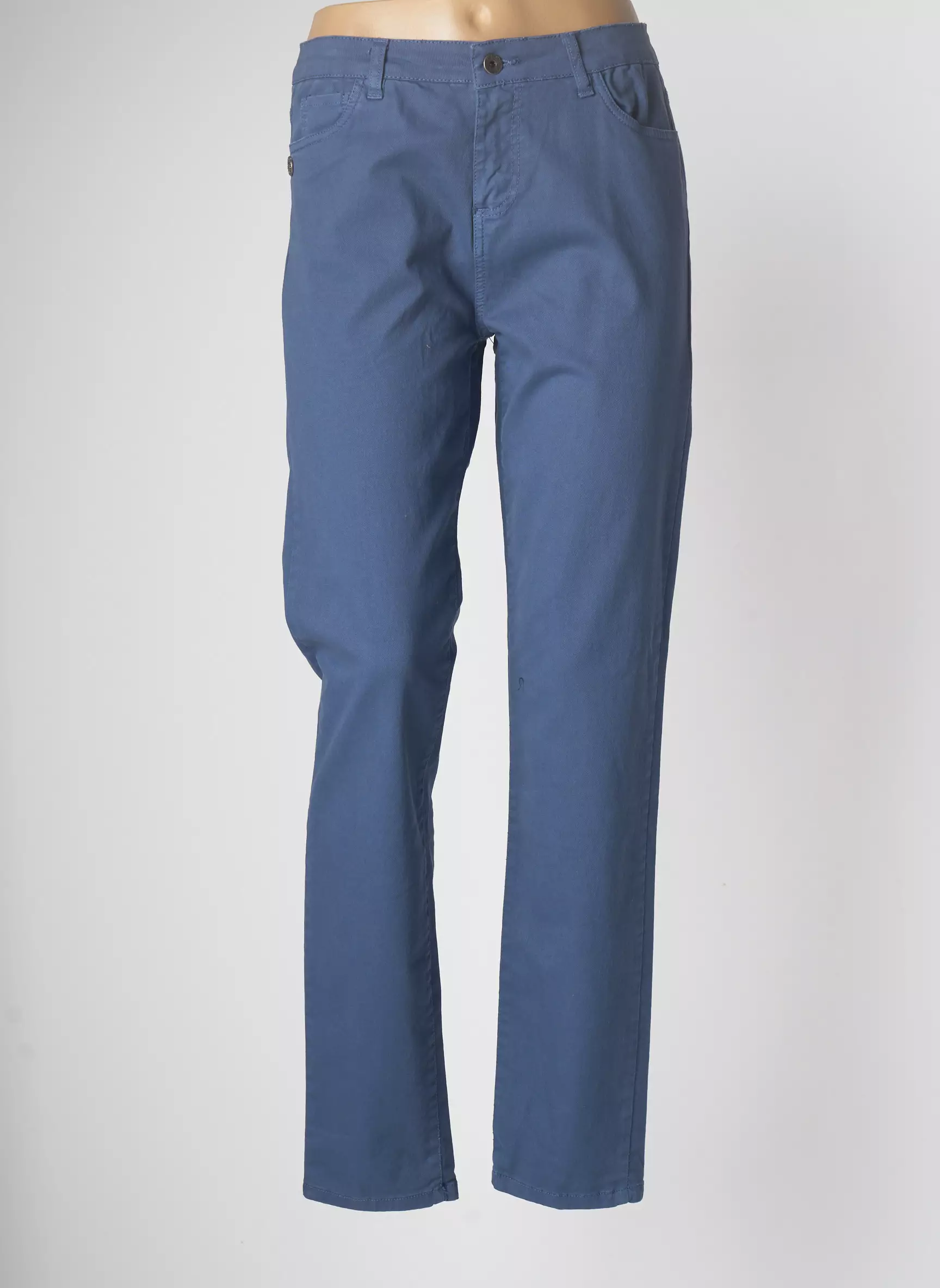 Pako Litto Pantalons Slim Femme couleur bleu