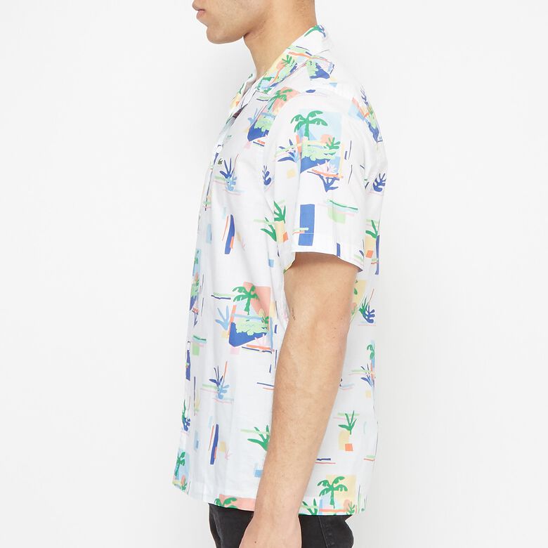 Lacoste Hawaii Shirt white