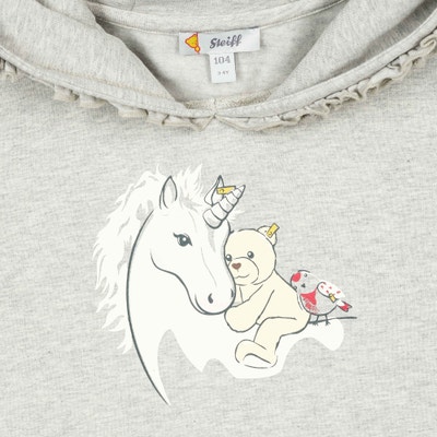 Sweatshirt, hellgrau für Mädchen