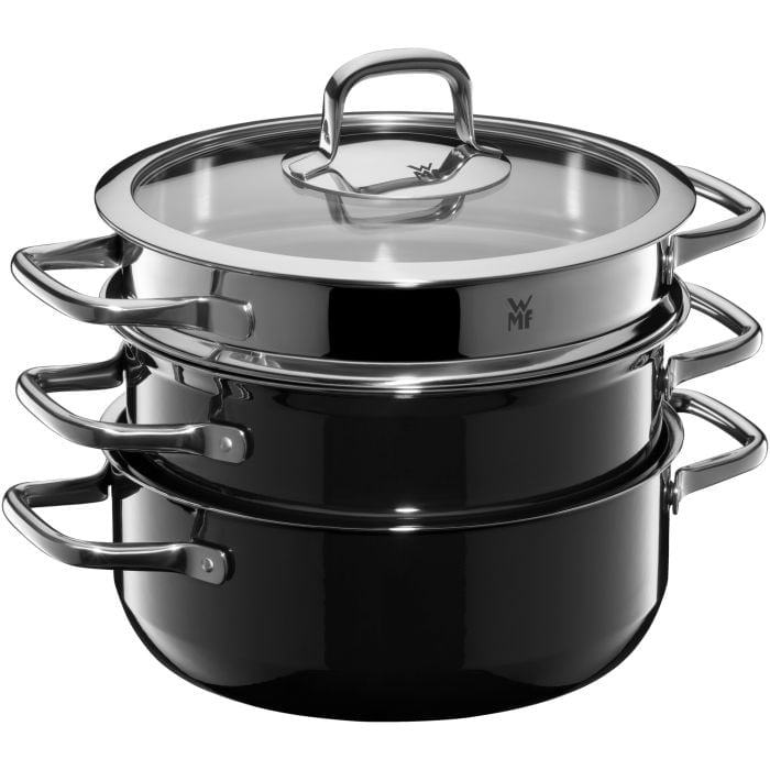 Fusiontec Compact Topf-Set, 3-teilig, Black
