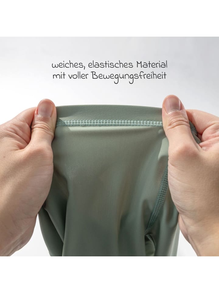 LaLoona Bade-Set Shirt & Leggings mit UV-Schutz - in weiss,gruen,motiv günstig kaufen