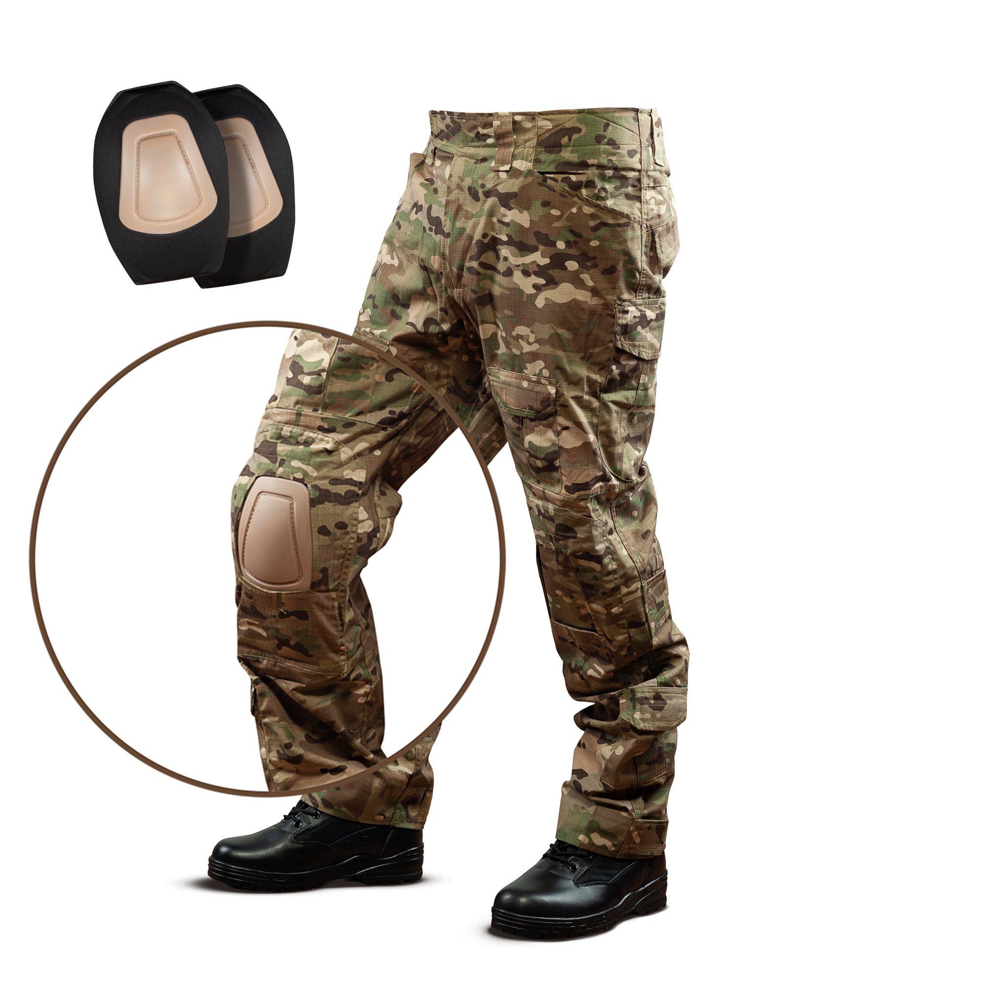 Commando-Industries Outdoorhose Funktionshose Tactical Mission Rangerhose Army Cargo Hose