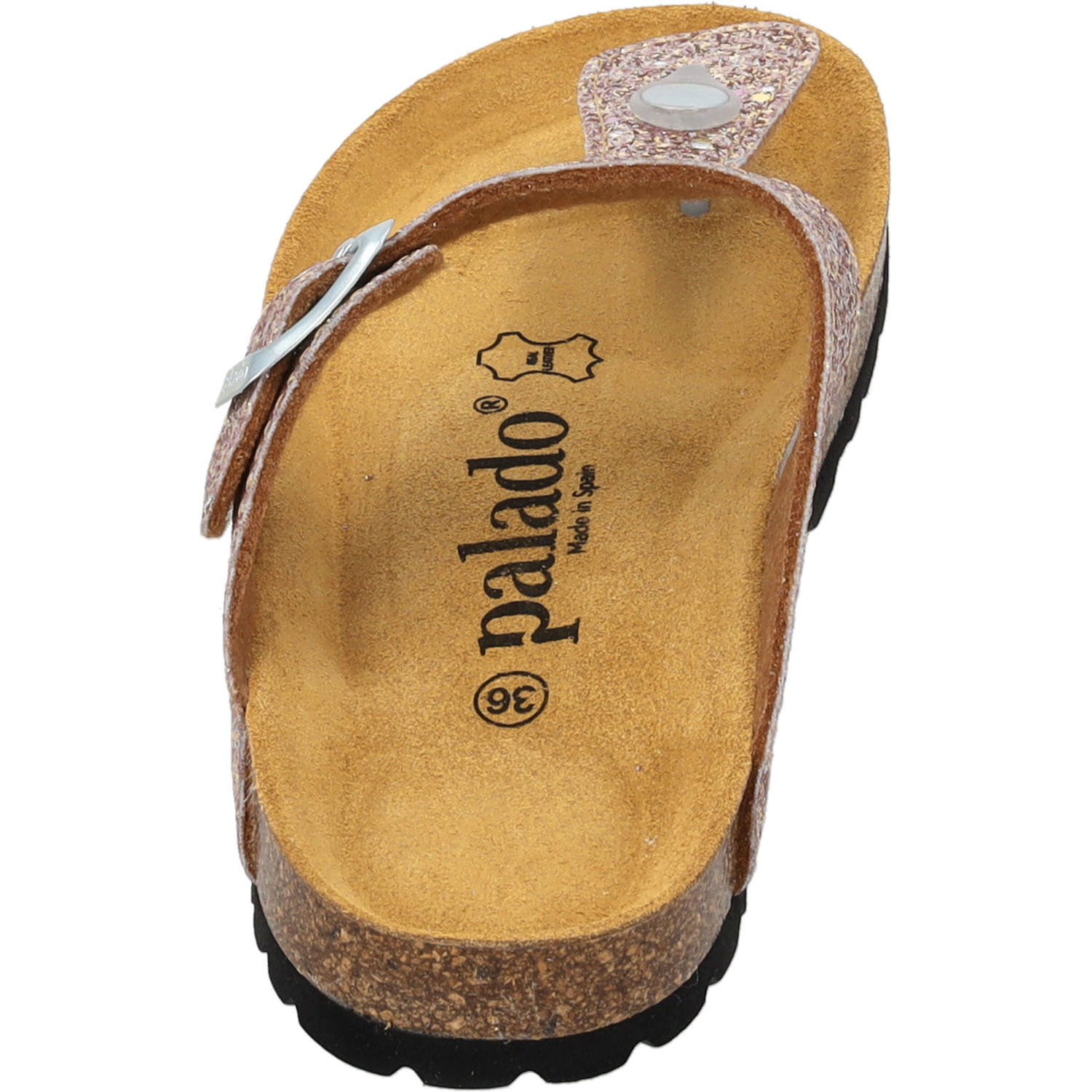 Palado Kids Kos G Glitzer, Zehentrenner, Kinder, Rosegold
