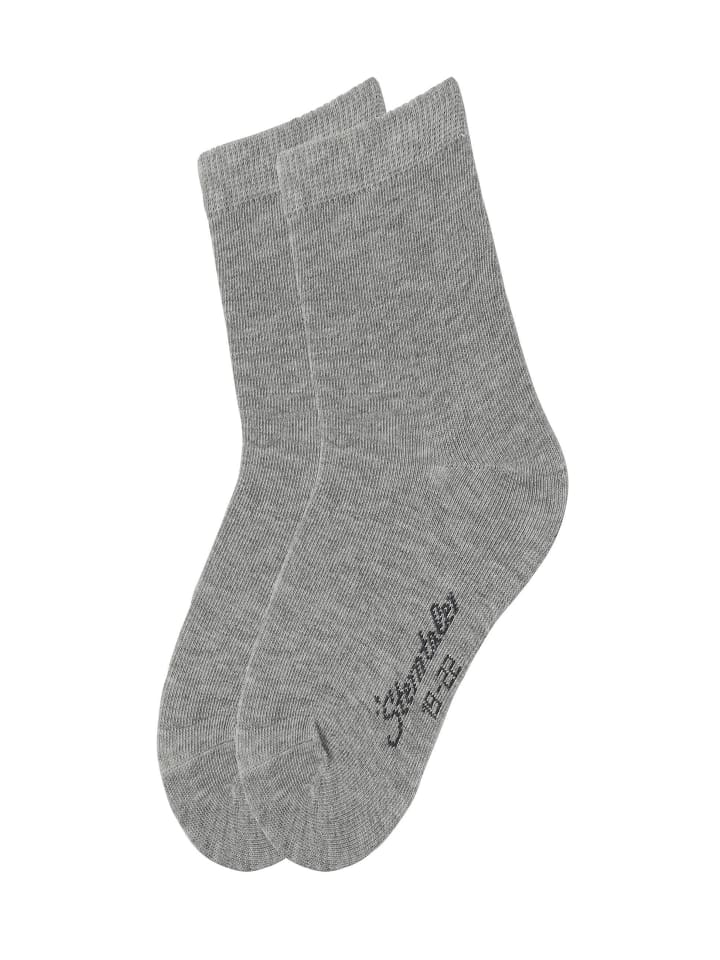 Sterntaler Socken 2er-Pack uni in silber mel. günstig kaufen