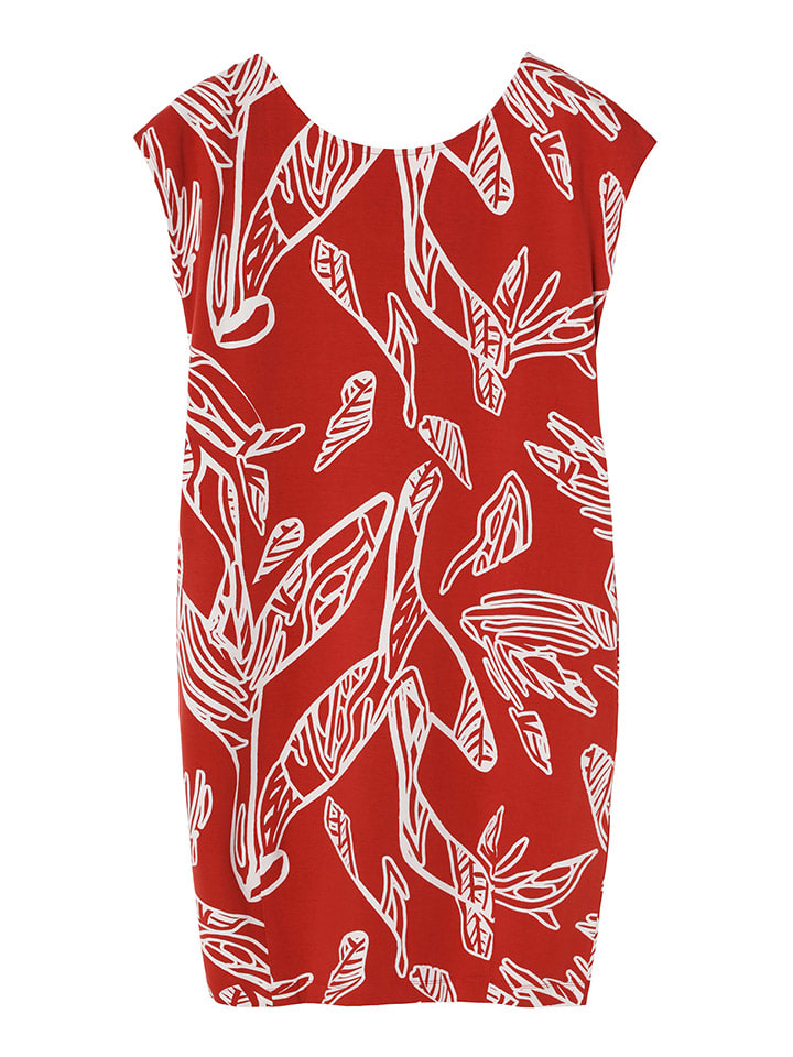 TATUUM Kleid in Weiß/ Rot günstig kaufen