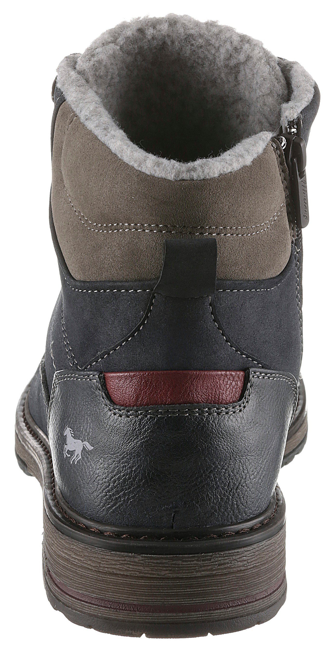 Mustang Shoes Winterboots mit feiner Ziernaht