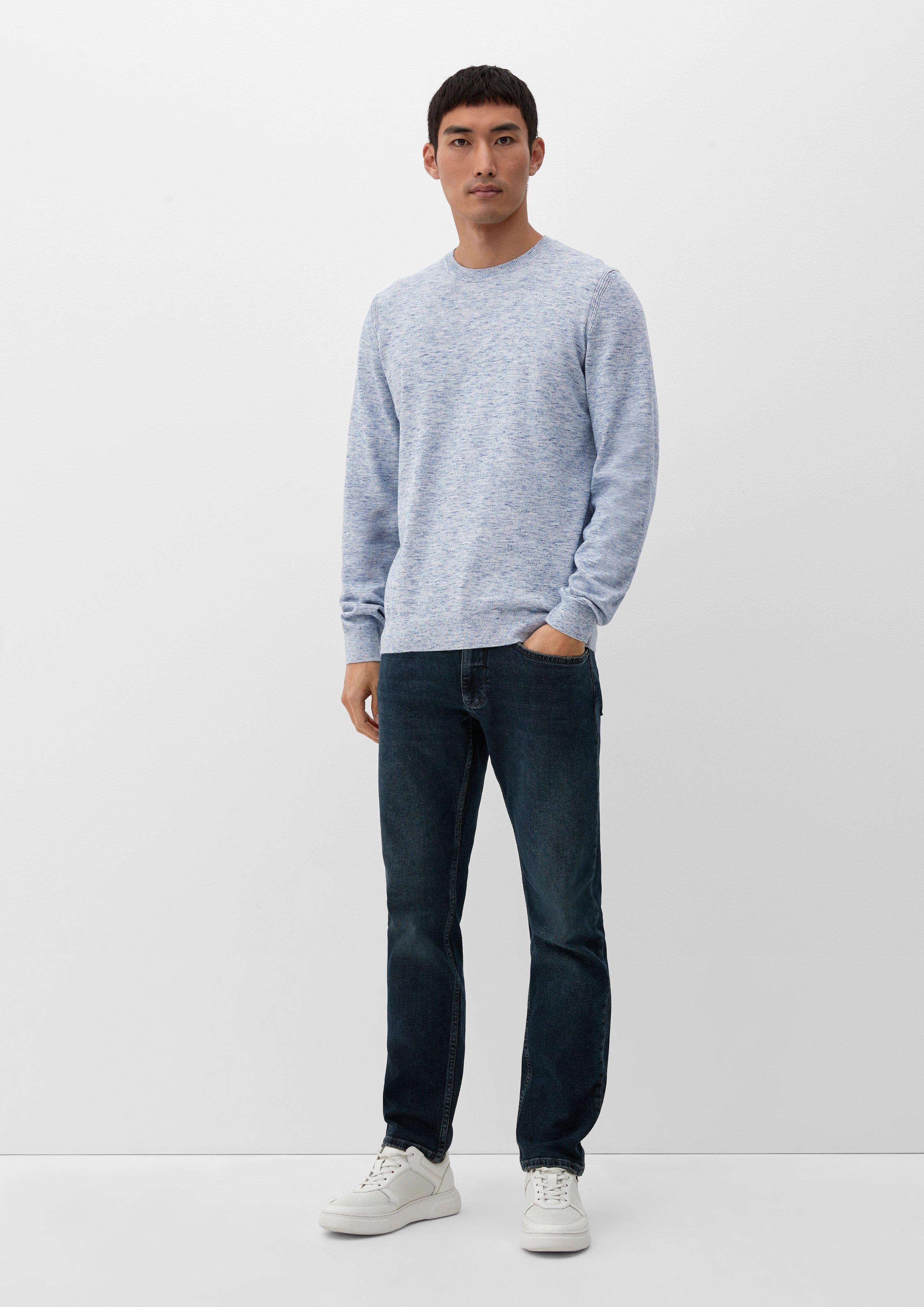 Strickpullover in melierter Optik  2124527-01W1