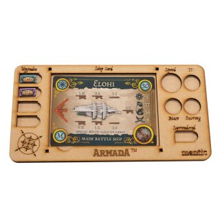 Armada: MDF Ship Card Tray