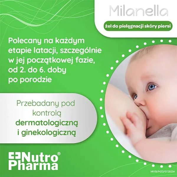 „Milanella“ krūtų odos priežiūros gelis