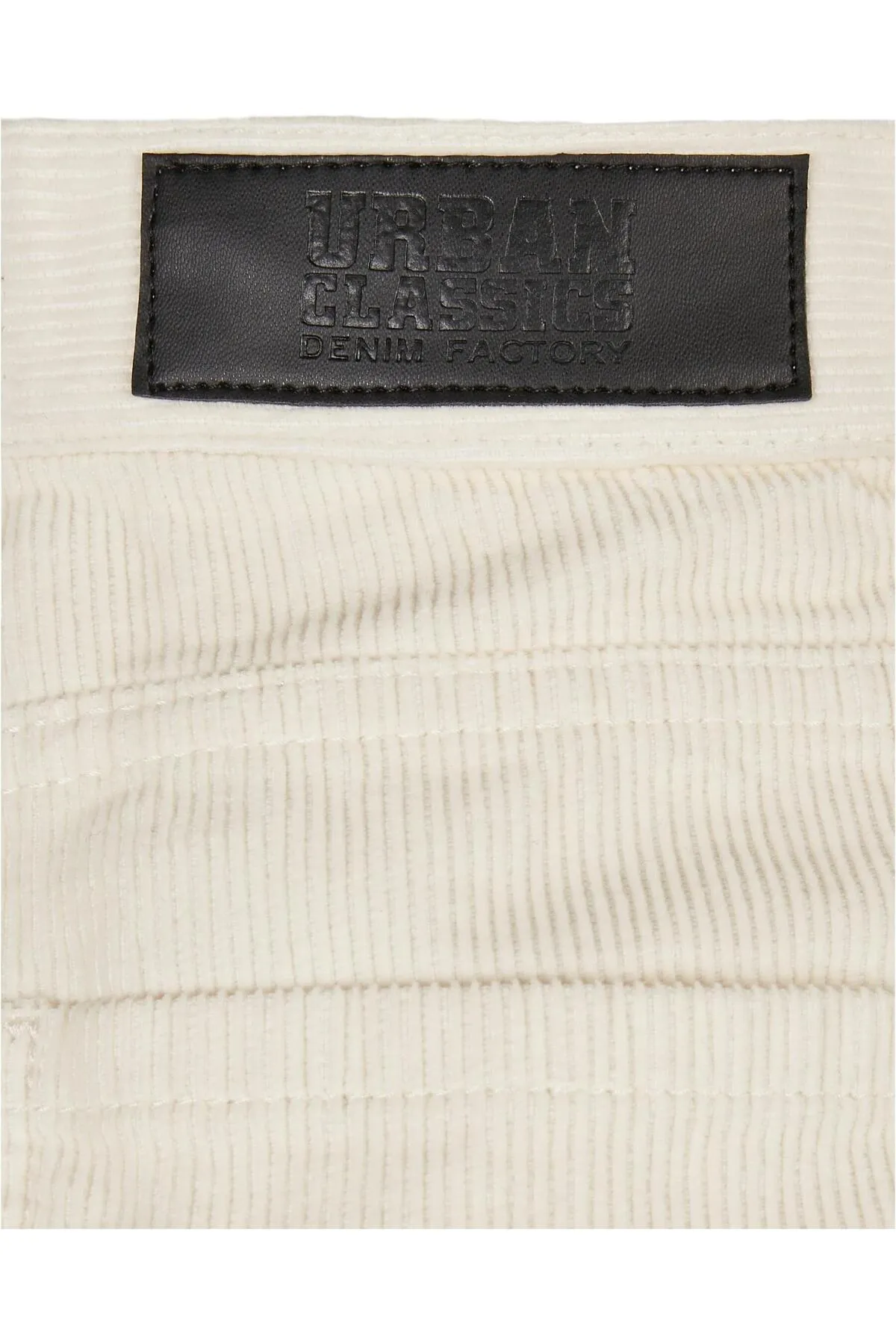 Urban Classics  Damen Cordhose im 90er-Jahre-Stil mit hohem Bund und weitem Bein