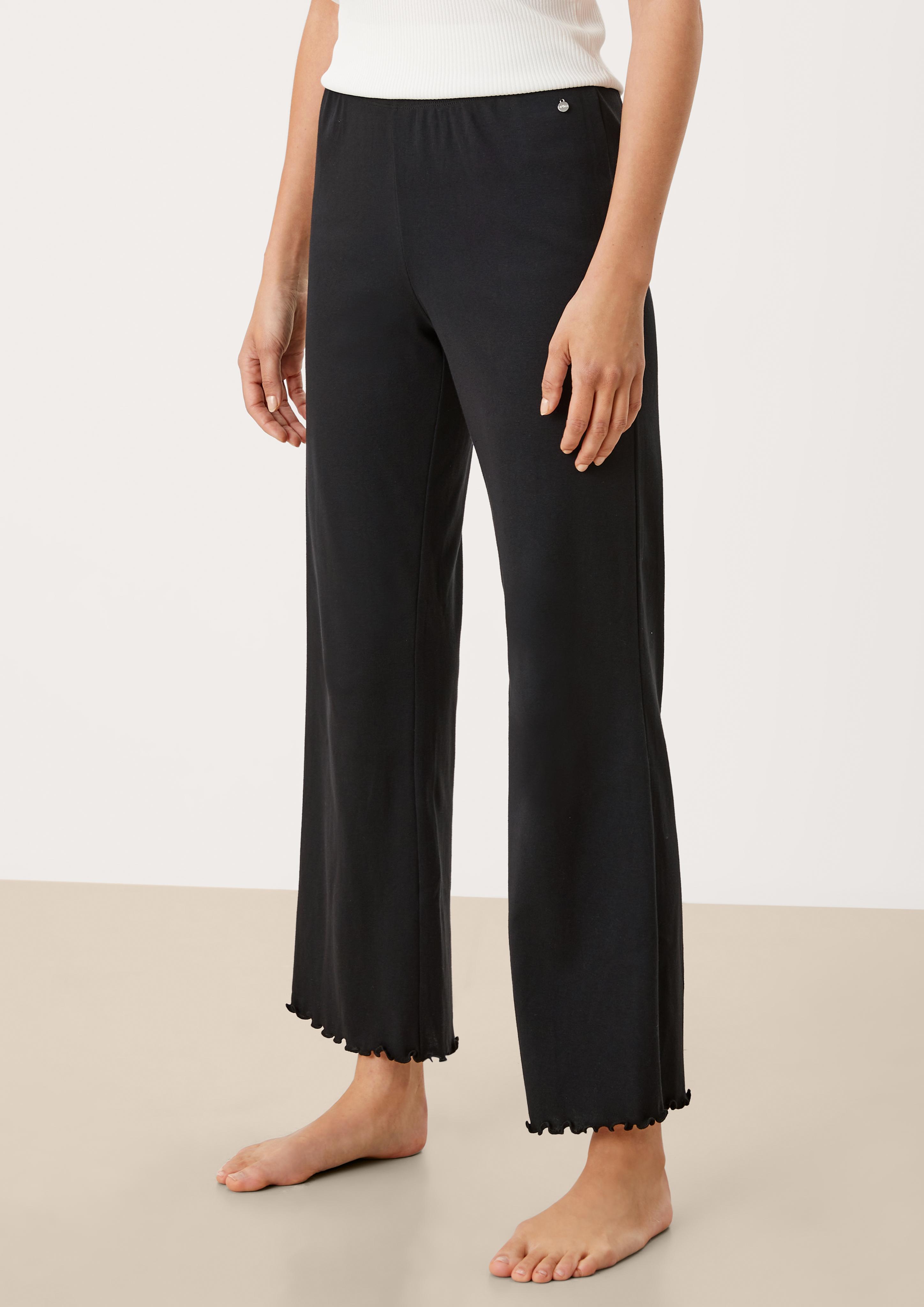 Pyjamahose mit Wellensaum  6006243-9999