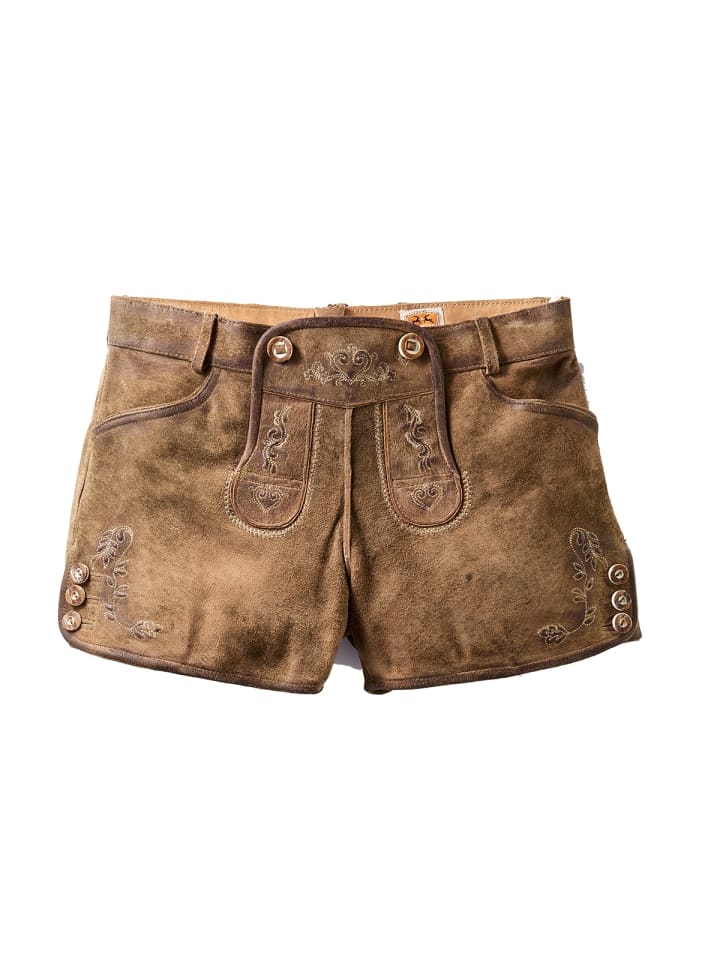 MADDOX Lederhose DALIA in hellbraun günstig kaufen
