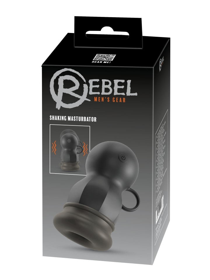 Rebel Masturbator Shaking Masturbator in schwarz günstig kaufen 14,5 cm
