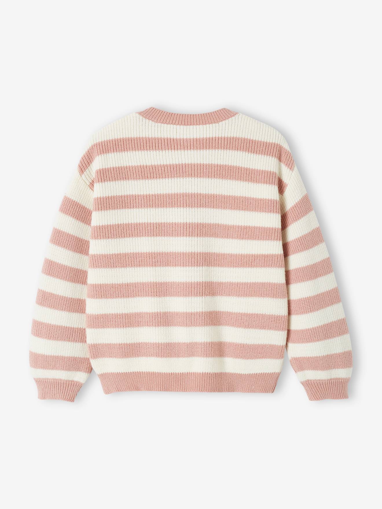 Vertbaudet Flauschige Mädchen Strickjacke Oeko-Tex - malve