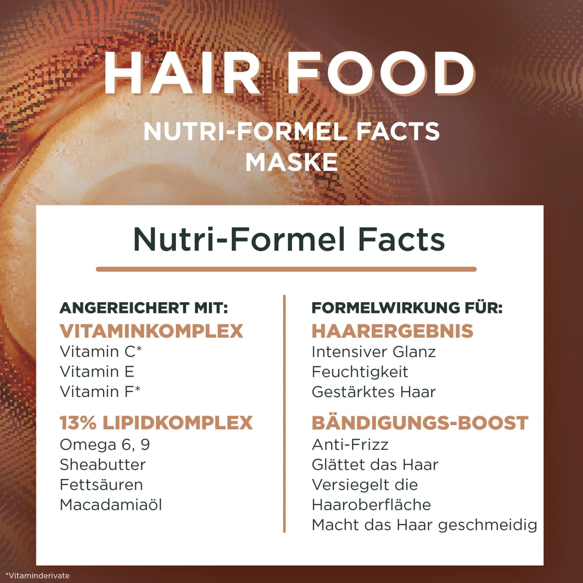 Haarkur Macadamia Hair Food 3in1 Maske, 400 ml