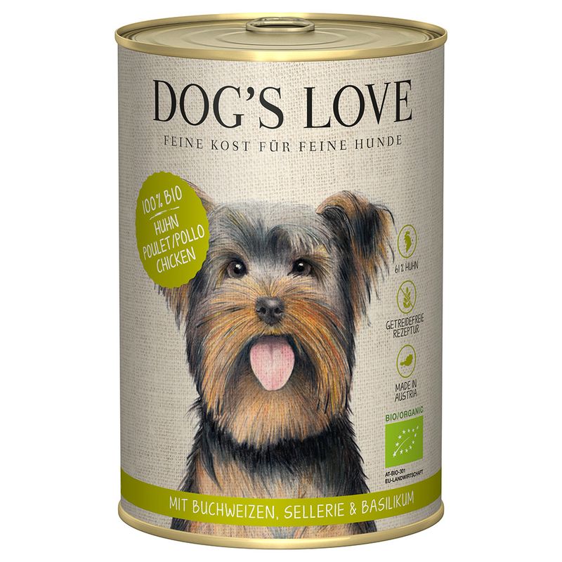 Sparpaket Dog´s Love Bio 24 x 400 g
